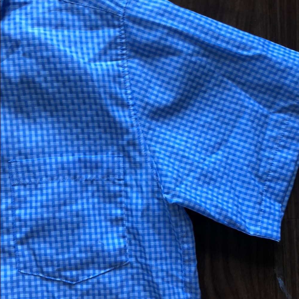 Light Blue Patterned Button Down - Picture 2 of 4